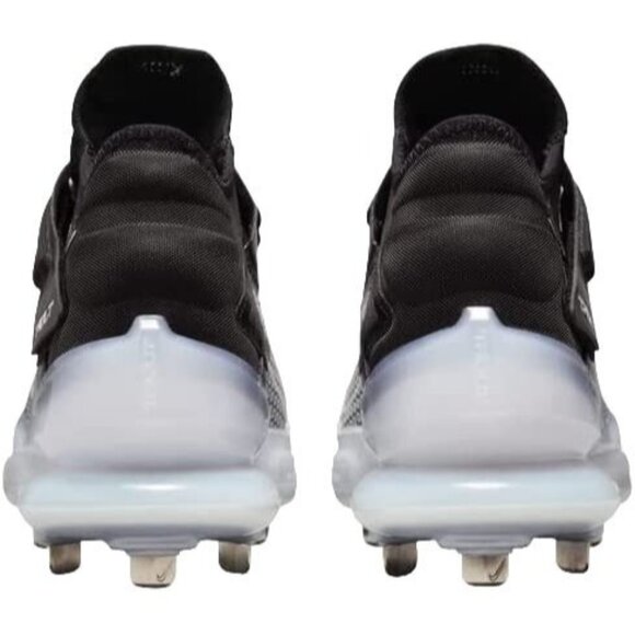 Nike Force Zoom Trout 7 Metal Baseball Cleats Black White Mens Size 12 - Picture 6 of 9